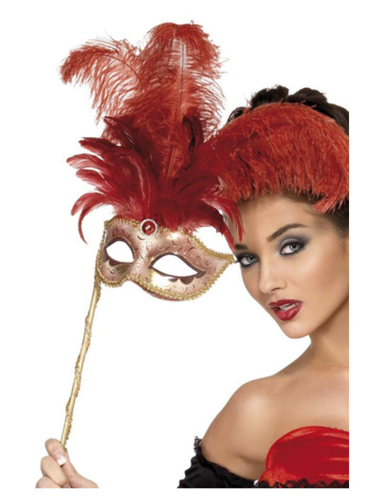 Baroque Fantasy Eyemask Red