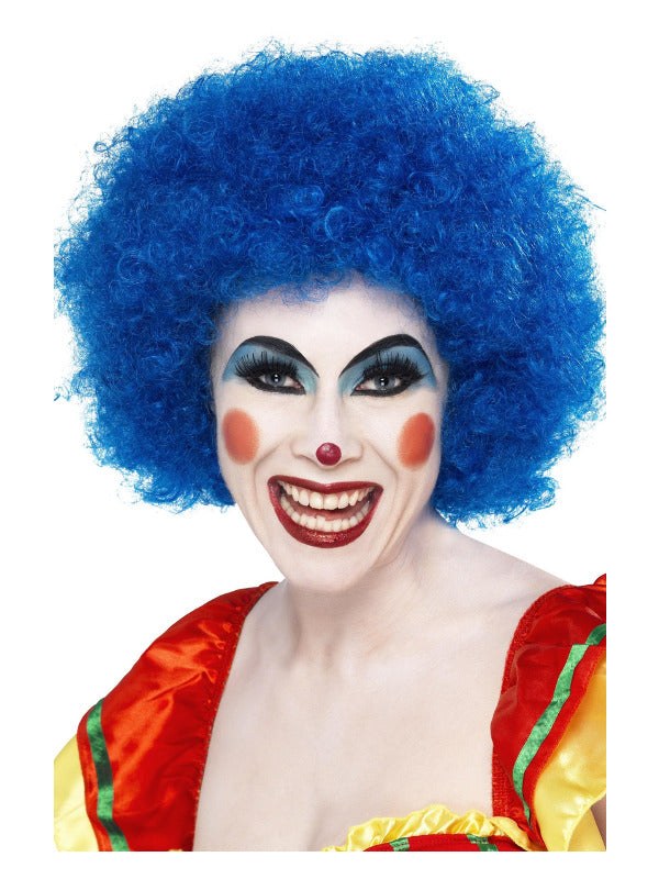 Crazy Clown Wig Blue