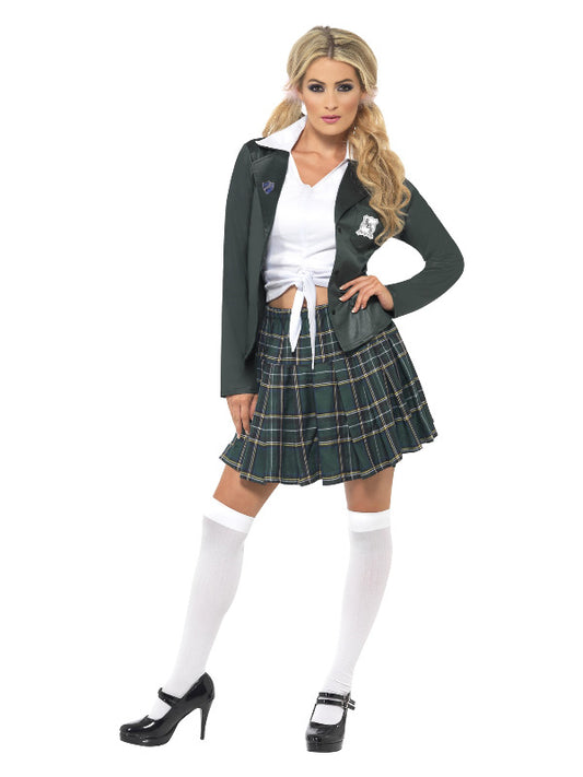 Preppy Schoolgirl Costume Grey