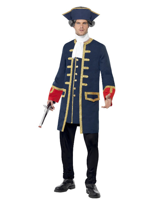 Pirate Commander Costume Blue