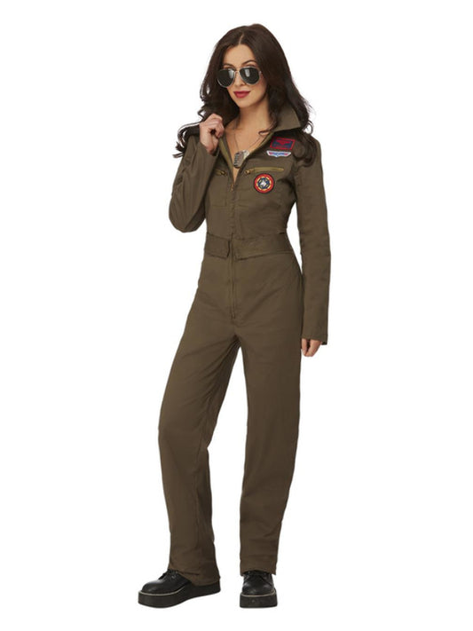 Top Gun Ladies Costume Khaki