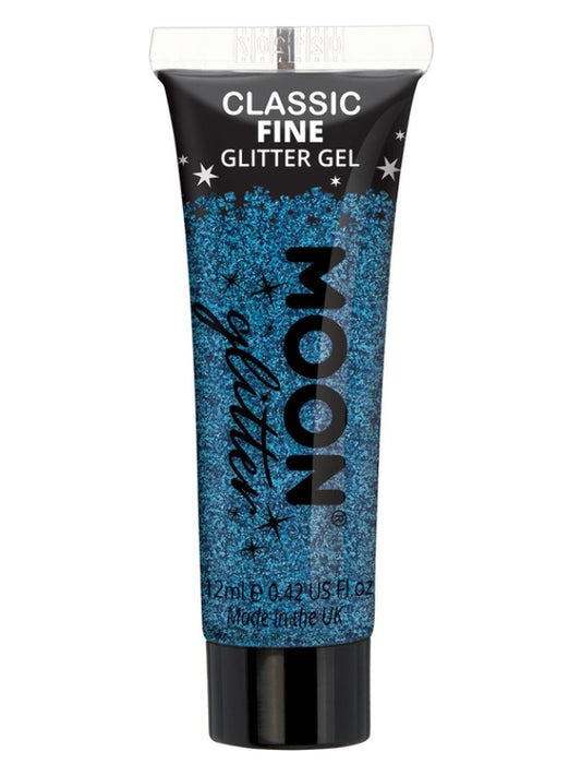 Moon Glitter Classic Fine Glitter Gel Blue