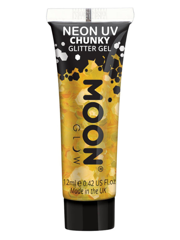 Adult Moon Glow  Neon UV Chunky Glitter Gel