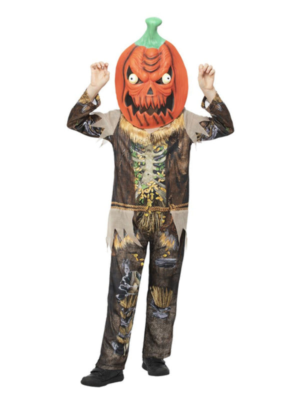Kids Pumpkin Scarecrow Reaper Costume