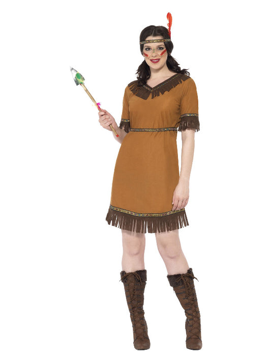 Native American Inspired Maiden Costume Brown
