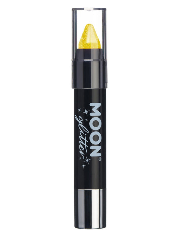Moon Glitter Iridescent Body Crayons Yellow