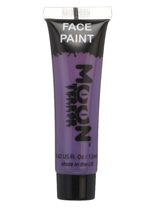 Moon Terror Halloween Face  Body Paint Purple