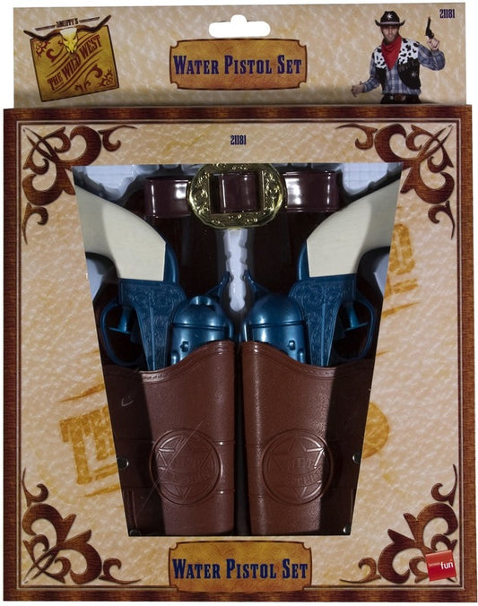 Western Water Pistol Holsters  Belt Blue