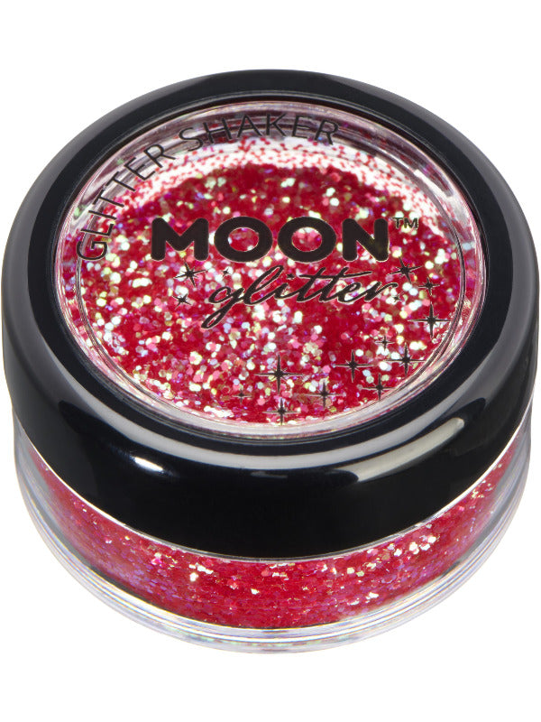 Moon Glitter iridescent Glitter Shakers Cherry