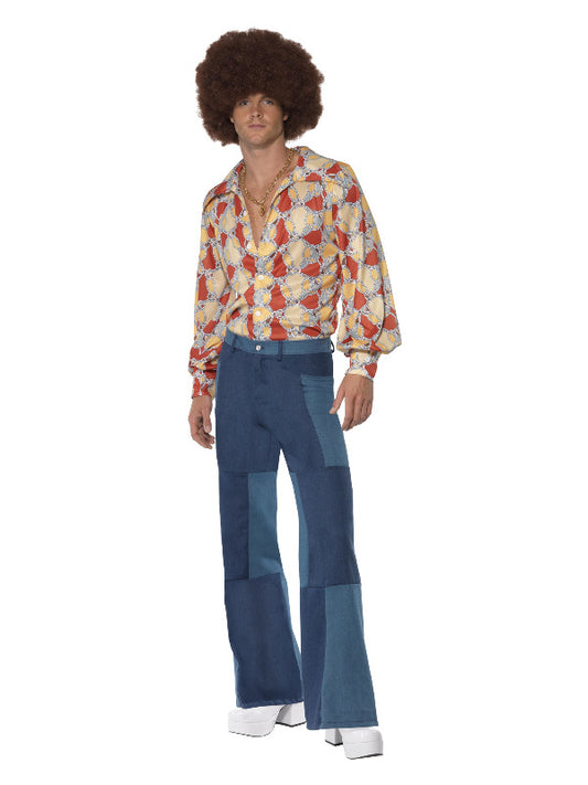 70s Retro Costume Blue