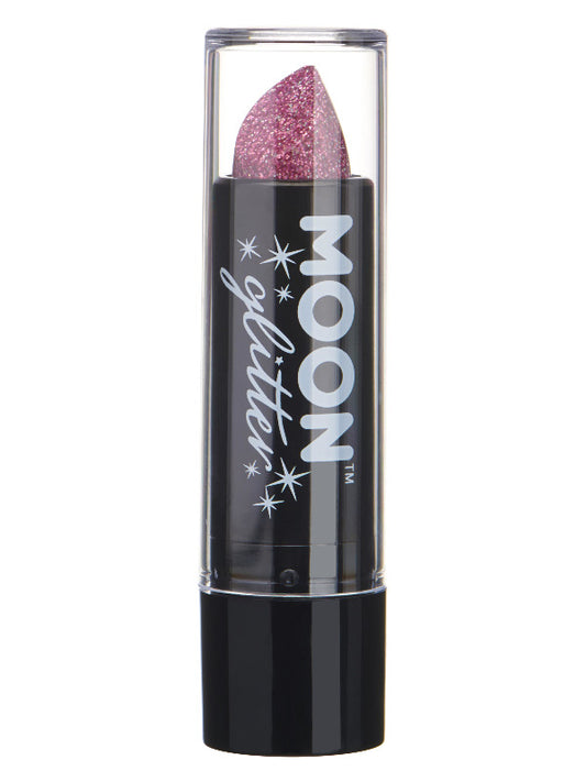 Adult Moon Glitter Holographic Glitter Lipstick Pink