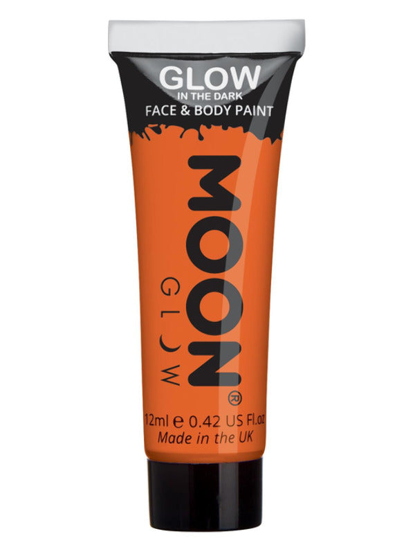 Moon Glow  Glow in the Drak Face Paint Orange