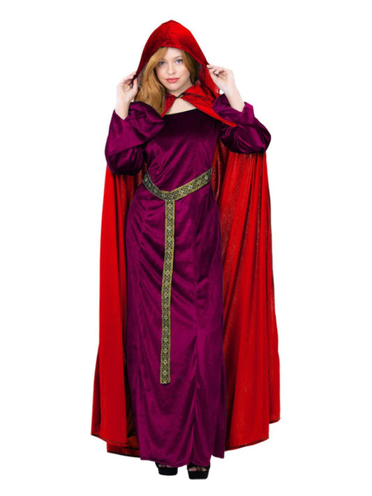 Deluxe Cloak Garnet Red Adults