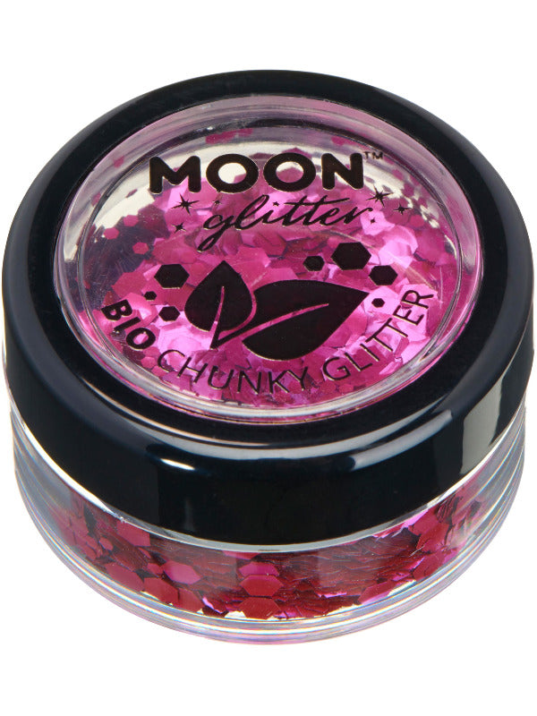 Moon Glitter Bio Chunky Glitter Pink