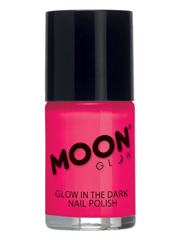 Adult Moon Glow  Glow in the Dark Nail Polish Pink