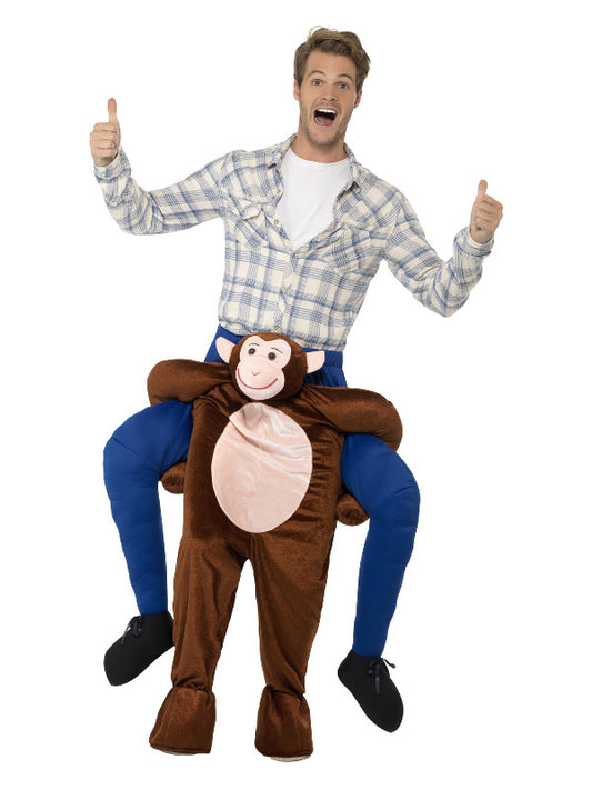 Piggyback Monkey Costume Brown