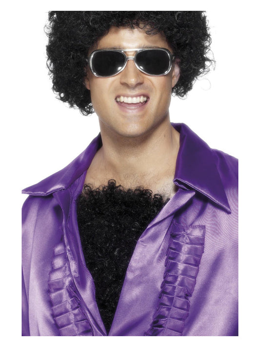 Deluxe Hairy Chest Black