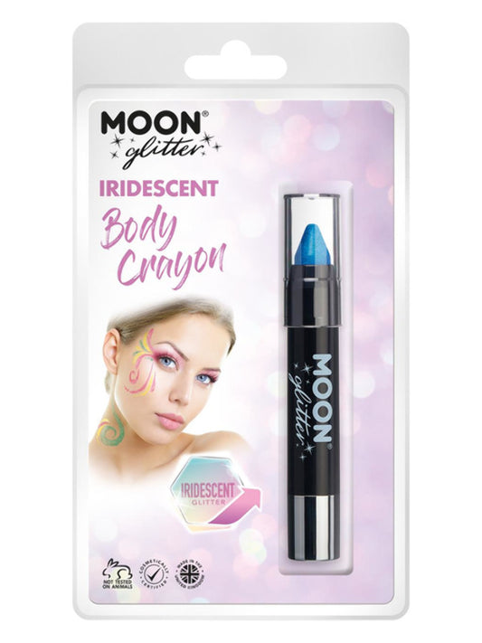 Adult Moon Glitter Iridescent Body Crayons Blue (2)