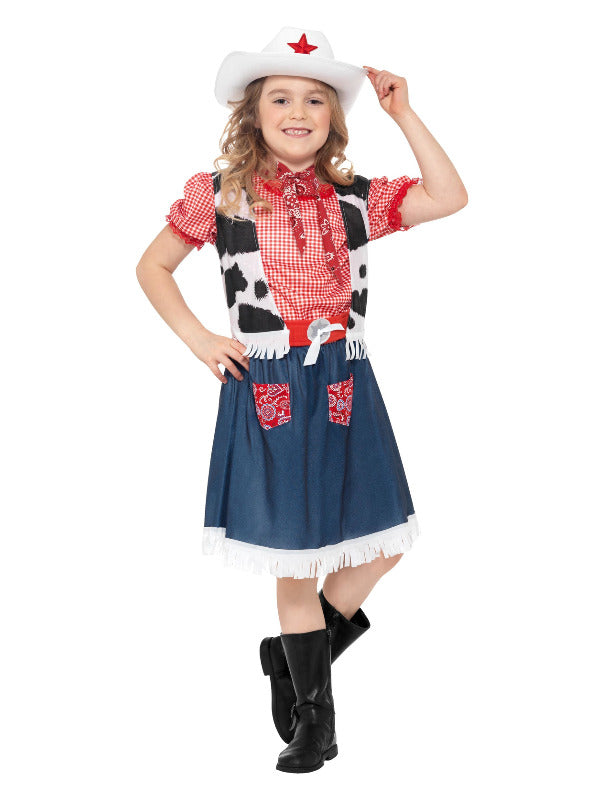 Kids Cowgirl Sweetie Costume Blue