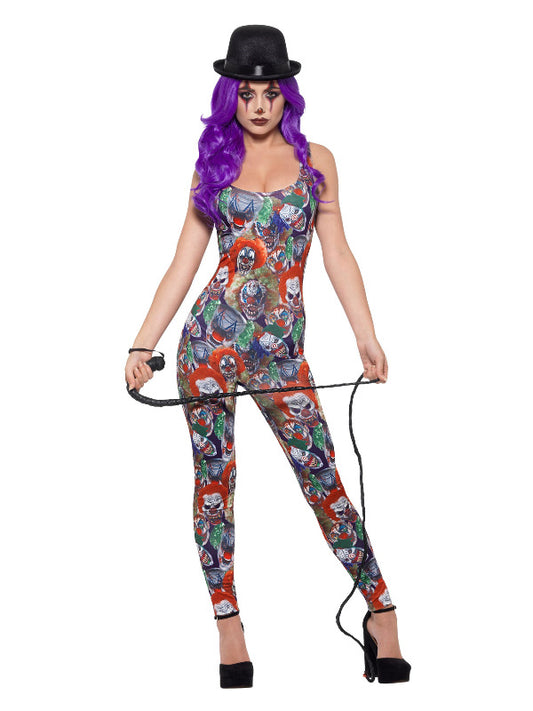 Fever Creepy Clown Costume MultiColoured