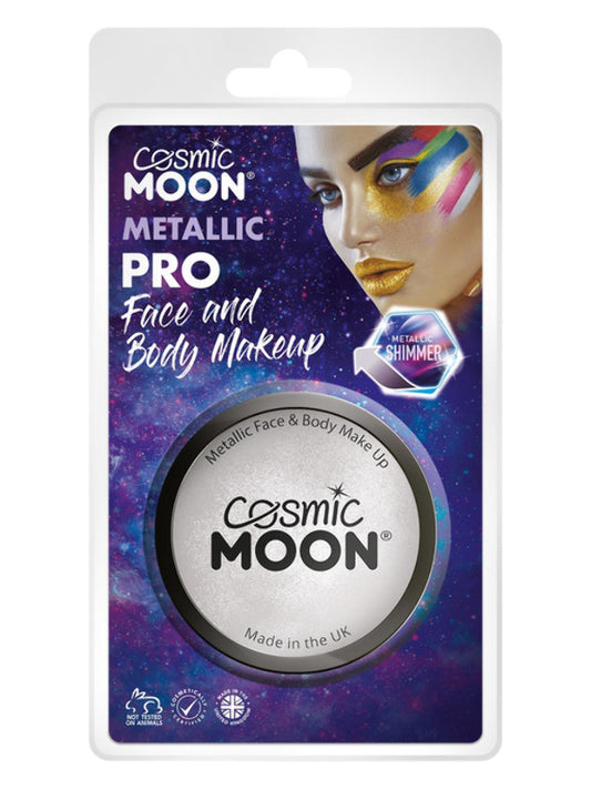 Adult Cosmic Moon Metallic Pro Face Paint Cake Pots Sil (2)