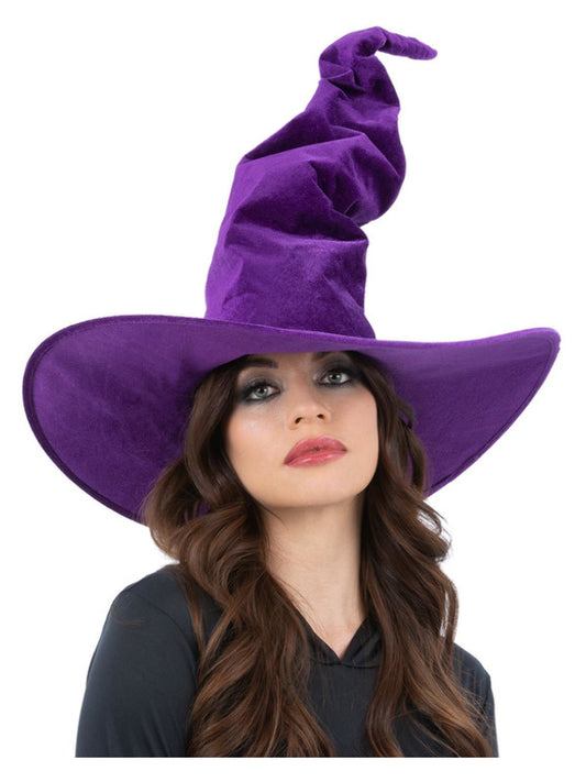 Purple Velour Witch Hat