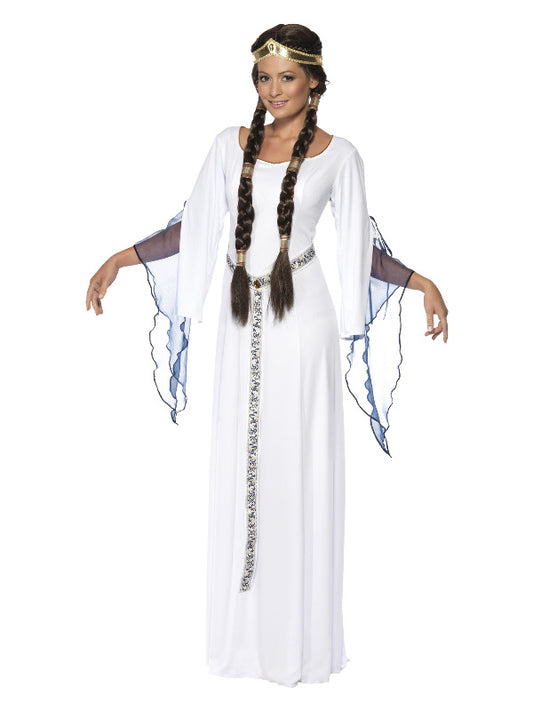 Medieval Maid Costume White