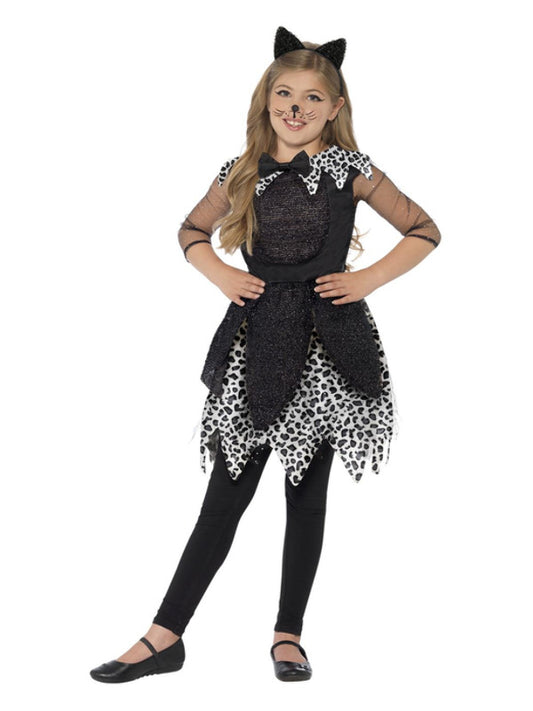 Kids Deluxe Midnight Cat Costume Black