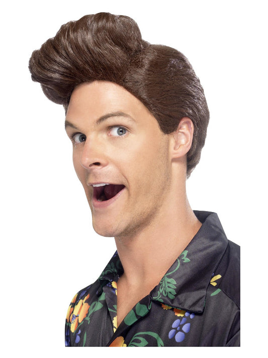 Nineties Detective Wig Brown