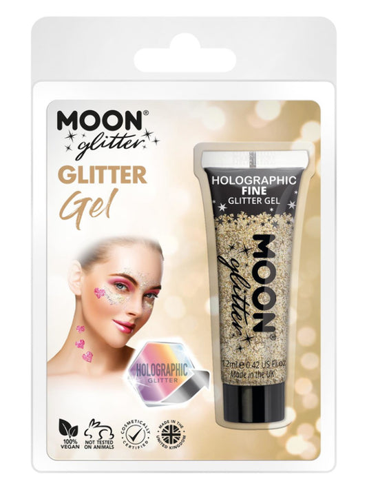 Adult Moon Glitter Holographic Fine Glitter Gel Gold (2)