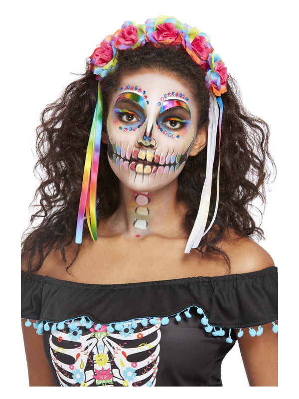 Smiffys MakeUp FX Bright DOTD Kit Aqua