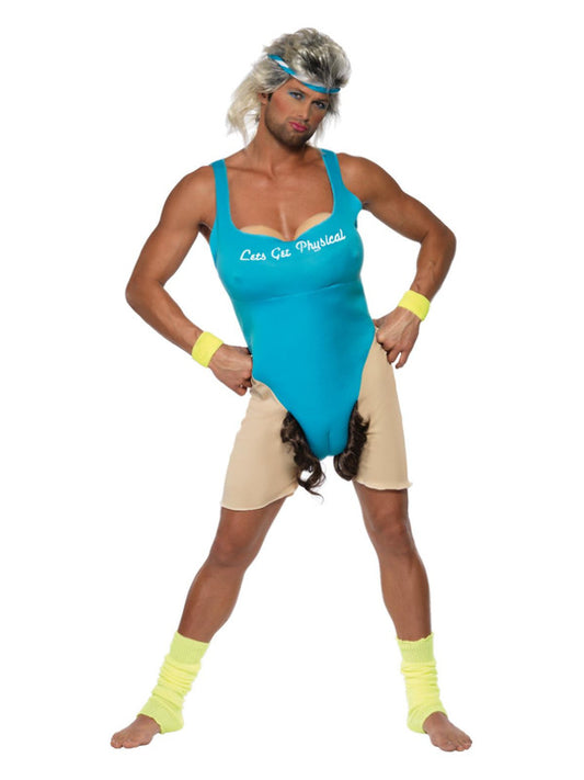 Lets Get Physical Work Out Costume Blue