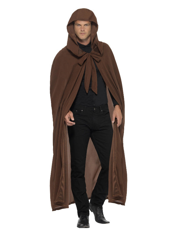 Gravekeeper Hooded Cloak Brown
