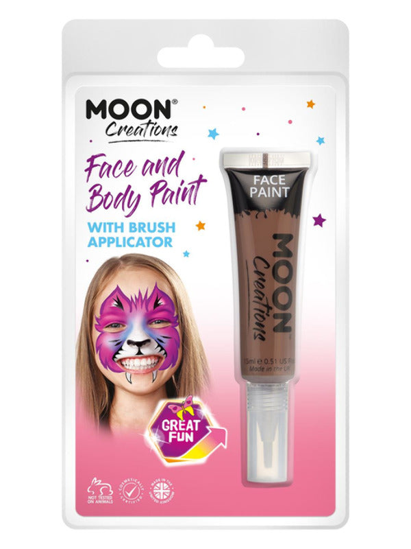Adult Moon Creations Face  Body Paints Brown (2)
