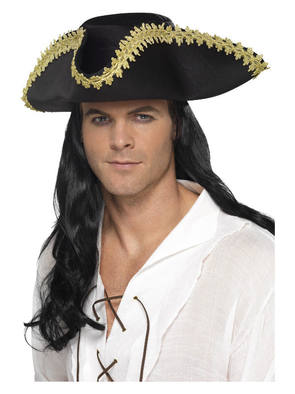 Adult Pirate Hat Black (2)