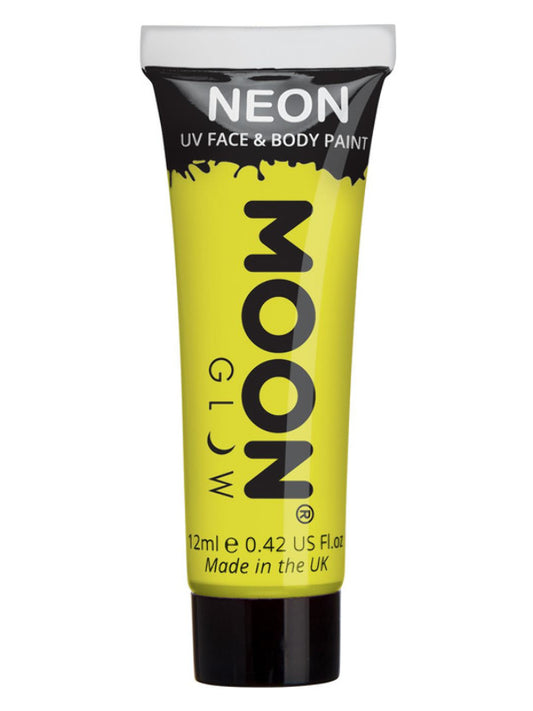 Adult Moon Glow Intense Neon UV Face Paint Intense Yell (2)