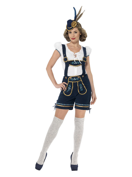 Deluxe Traditional  Bavarian Costume Blue