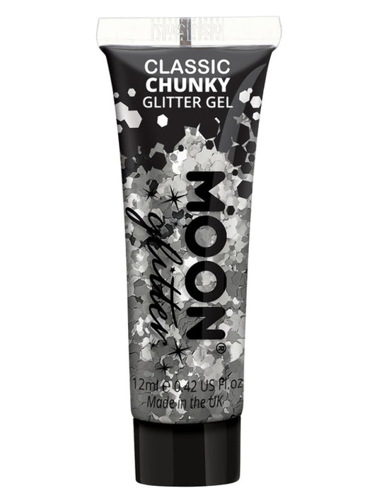 Adult Moon Glitter Classic Chunky Glitter Gel Silver