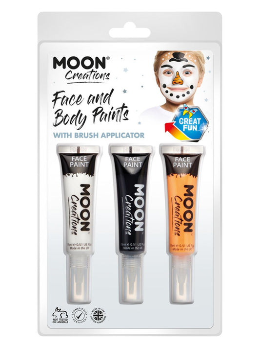 Adult Moon Creations Face  Body Paints and Brush (4)