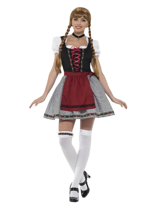 Flirty Frulein Bavarian Costume Black