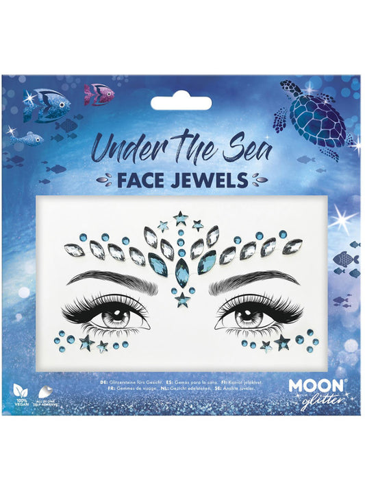 Moon Glitter Face Jewels Under The Sea