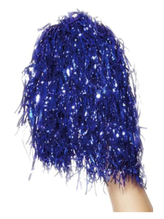 Pom Poms Metallic Blue