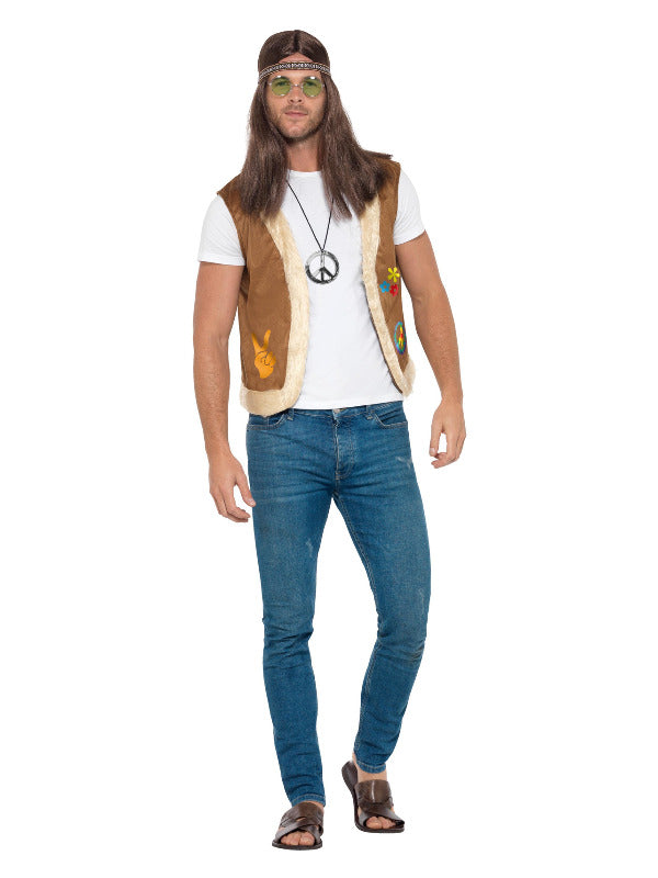 Hippie Waistcoat Unisex Brown