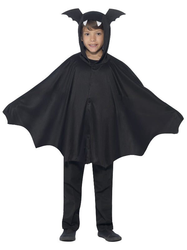 Kids Bat Cape Black