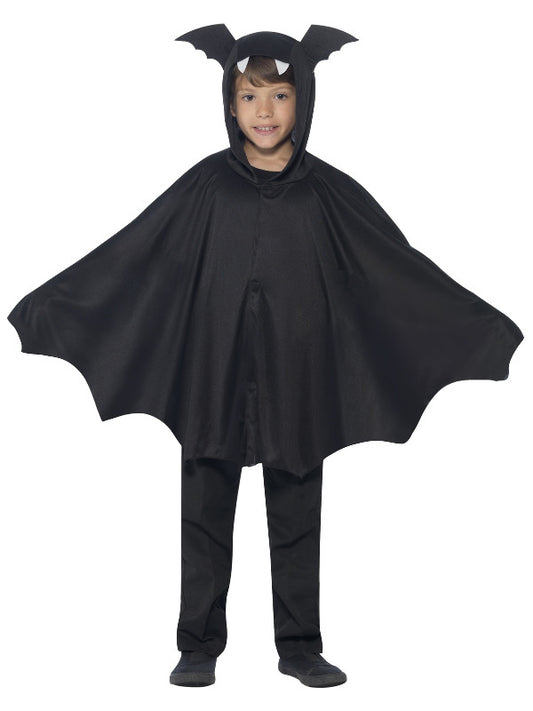 Kids Bat Cape Black