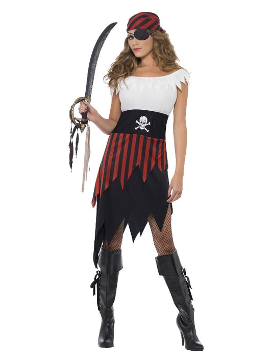 Pirate Wench Costume Black