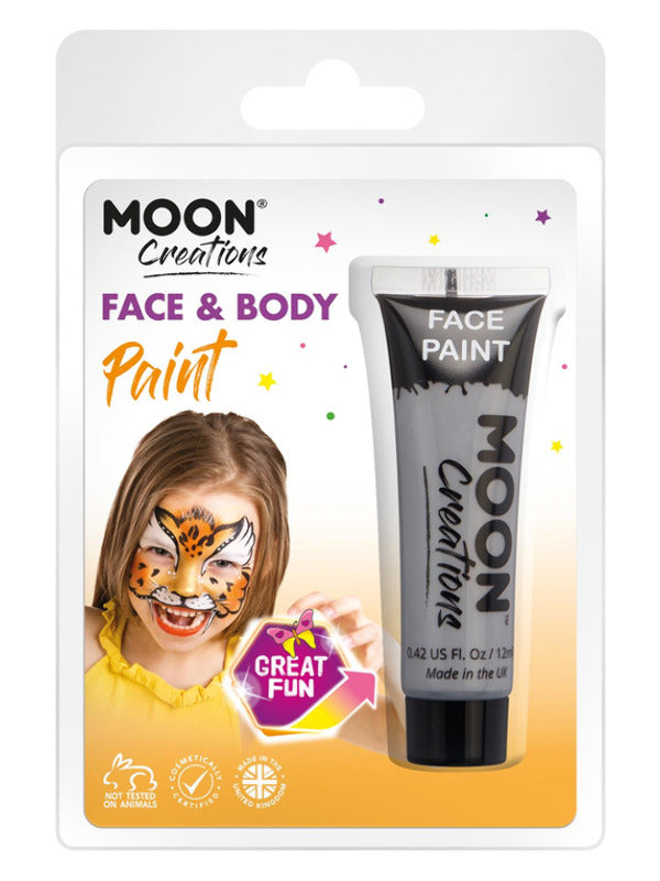 Adult Moon Creations Face  Body Paint Grey (2)