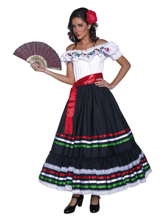 Authentic Western Sexy Senorita Costume Black  W