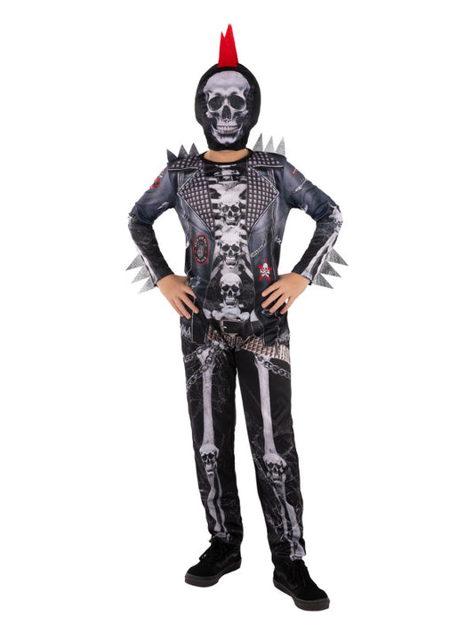 Kids Punk Skeleton Costume