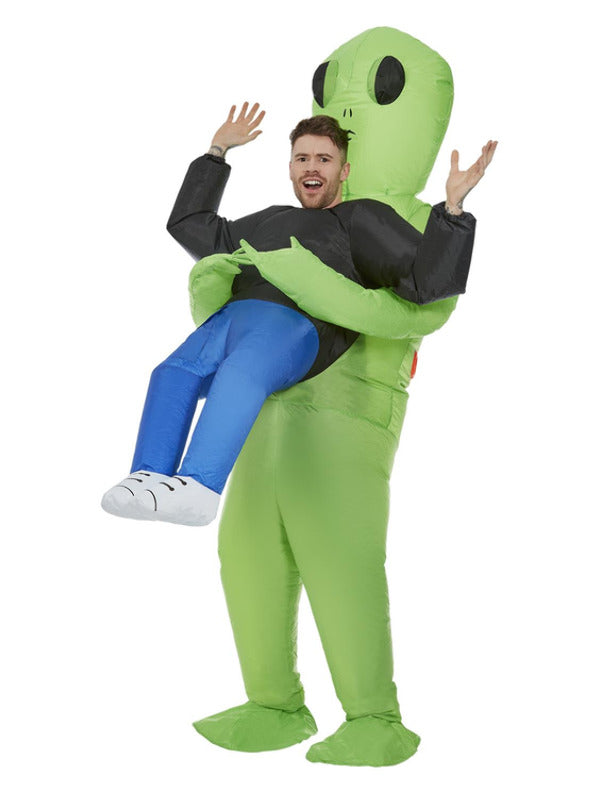 Inflatable Alien Abduction Costume Green
